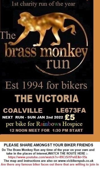 The Brass Monkey Run at The Victoria